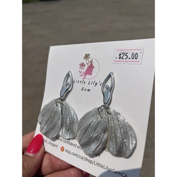 Handmade  Polymer Clay   Dangle Earrings Dancer - Picture 8 of 13